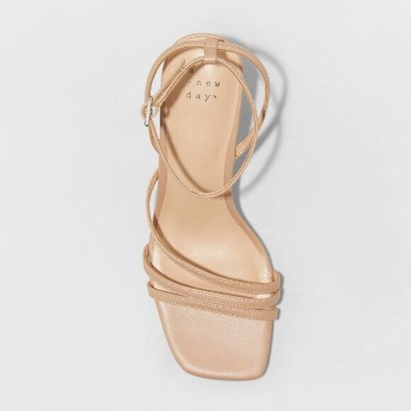 A New Day Women's Gwen Wedge Heels Brown 10 - Picture 5 of 6